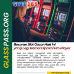 Bocoran Slot Gacor Hari Ini yang Lagi Ramai Dipakai Pro Player
